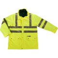 Ergodyne GloWear 8385 Class 3 4-in-1 Jacket, Lime, S 24382